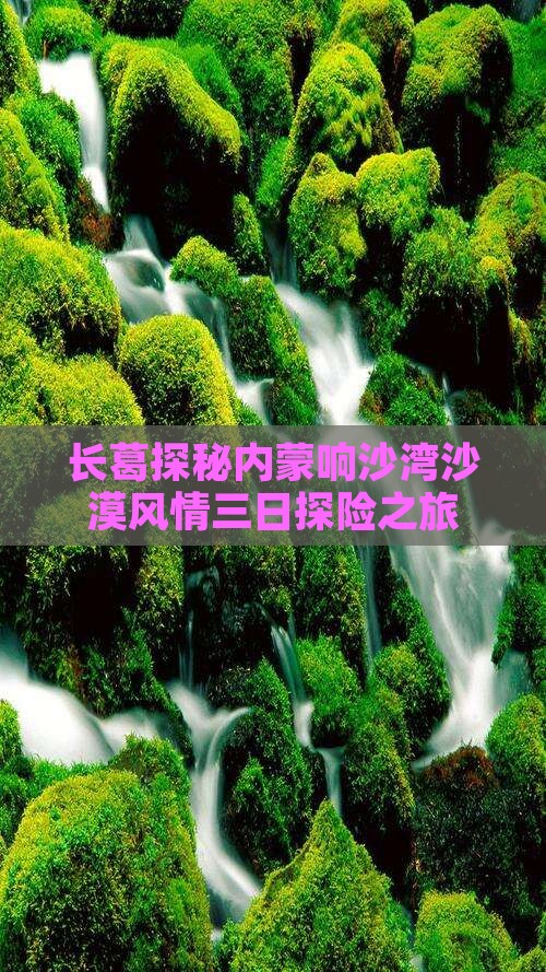 长葛探秘内蒙响沙湾沙漠风情三日探险之旅