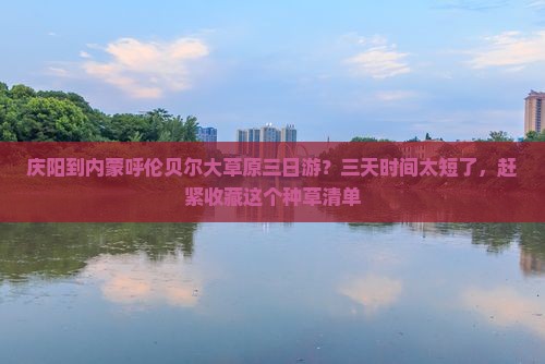 庆阳到内蒙呼伦贝尔大草原三日游？三天时间太短了，赶紧收藏这个种草清单