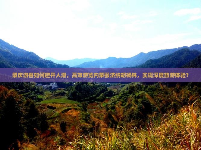 肇庆游客如何避开人潮，高效游览内蒙额济纳胡杨林，实现深度旅游体验？
