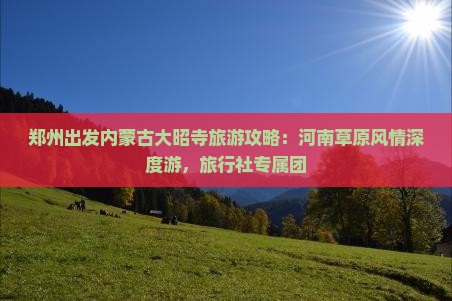 郑州出发内蒙古大昭寺旅游攻略：河南草原风情深度游，旅行社专属团