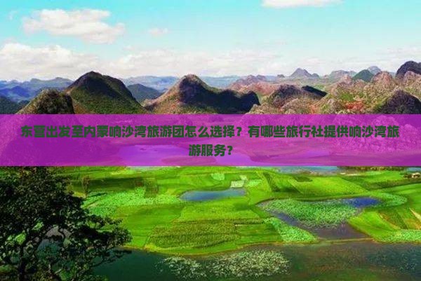 东营出发至内蒙响沙湾旅游团怎么选择？有哪些旅行社提供响沙湾旅游服务？