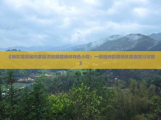 《神农架探秘内蒙额济纳旗胡杨林特色小吃：一场独特的胡杨林美食旅行攻略》