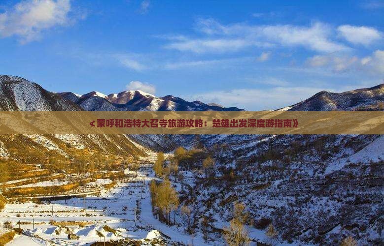 ≮蒙呼和浩特大召寺旅游攻略：楚雄出发深度游指南》