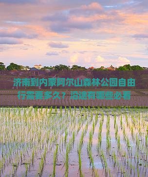 济南到内蒙阿尔山森林公园自由行需要多久？沿途有哪些必看景点？阿尔山森林公园内有哪些值得推荐的徒步路峡