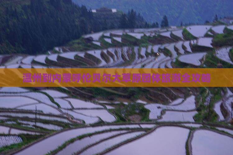 温州到内蒙呼伦贝尔大草原团体旅游全攻略