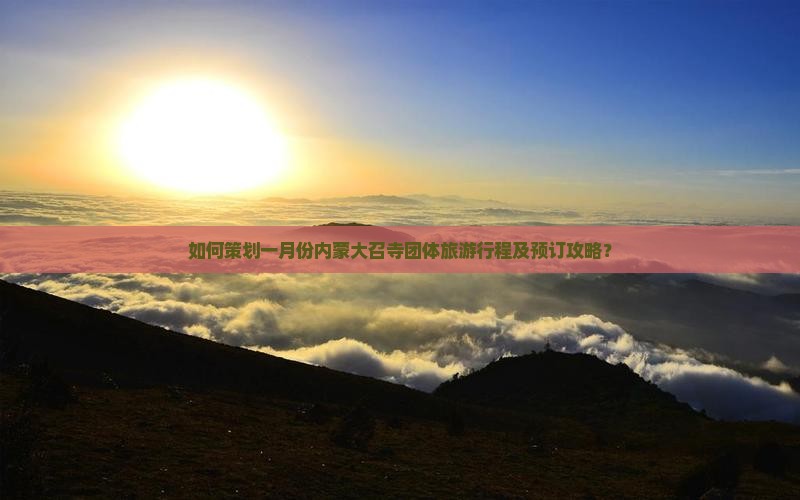 如何策划一月份内蒙大召寺团体旅游行程及预订攻略？