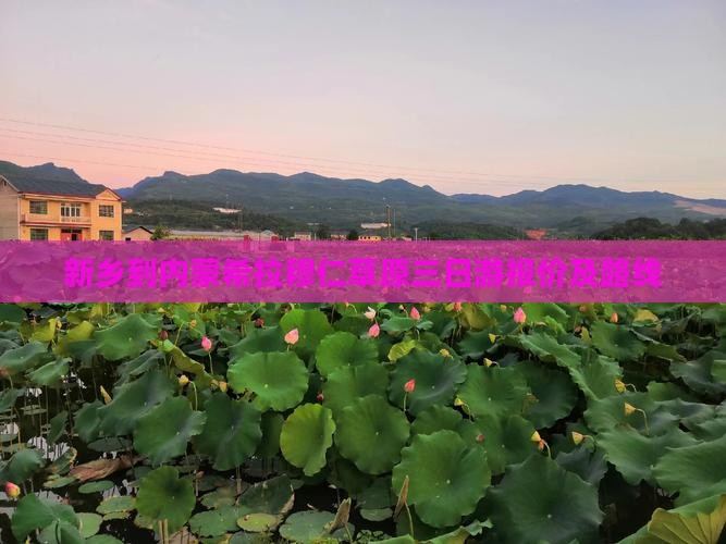 新乡到内蒙希拉穆仁草原三日游报价及路线