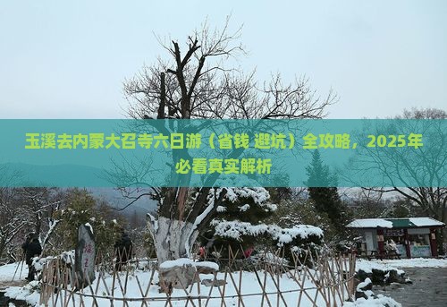 玉溪去内蒙大召寺六日游