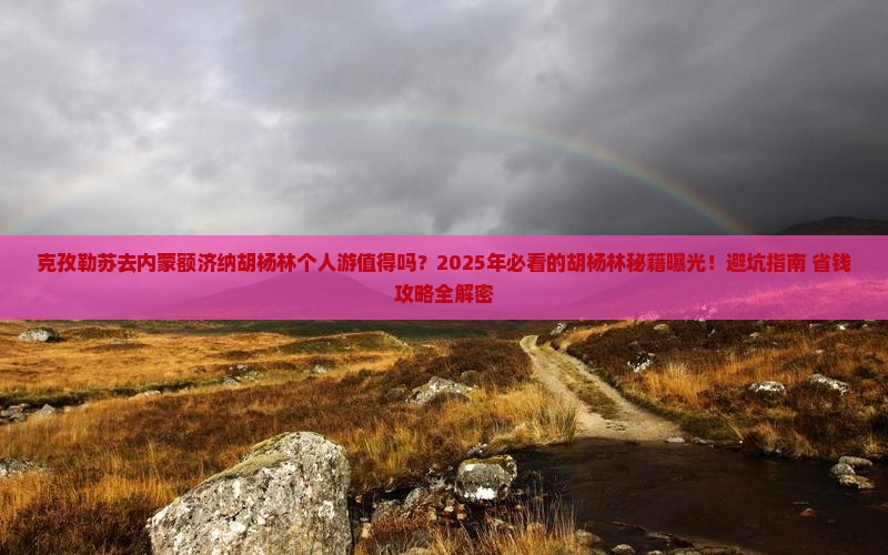 克孜勒苏去内蒙额济纳胡杨林个人游