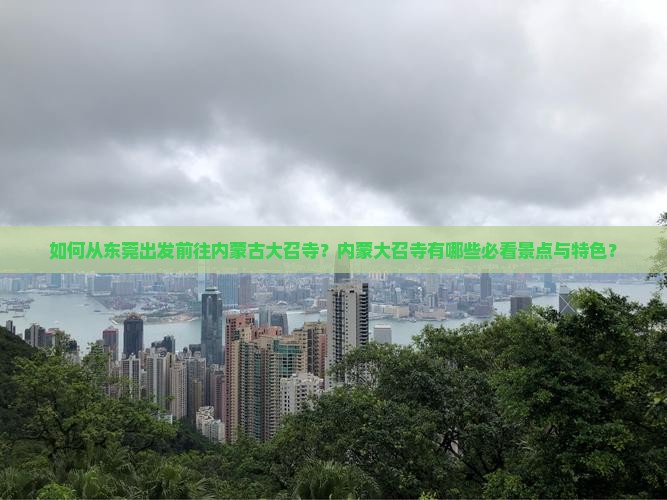 如何从东莞出发前往内蒙古大召寺？内蒙大召寺有哪些必看景点与特色？