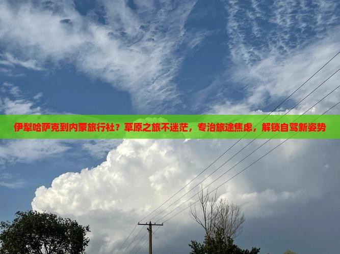 伊犁哈萨克到内蒙旅行社？草原之旅不迷茫，专治旅途焦虑，解锁自驾新姿势