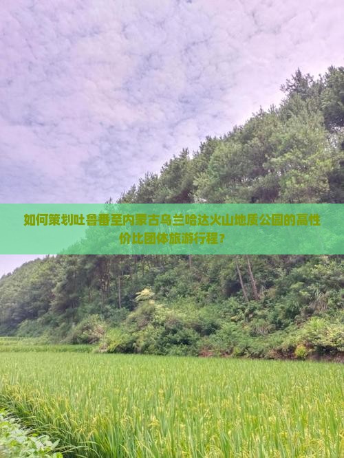 如何策划吐鲁番至内蒙古乌兰哈达火山地质公园的高性价比团体旅游行程？