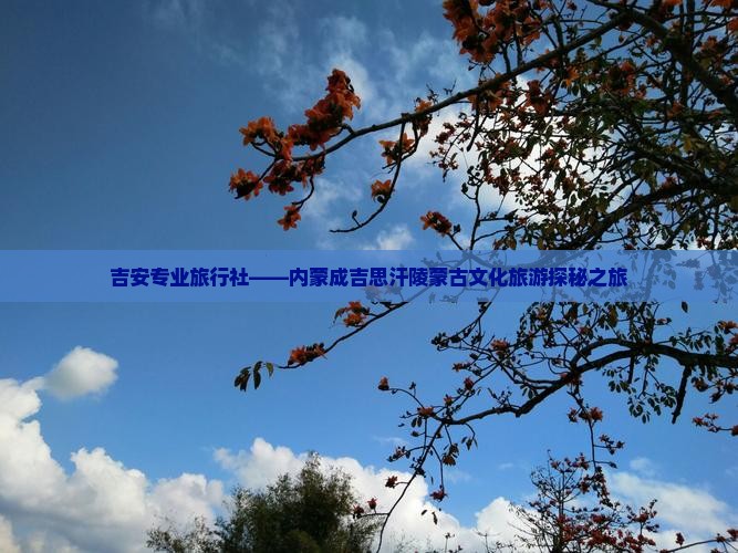 吉安专业旅行社——内蒙成吉思汗陵蒙古文化旅游探秘之旅