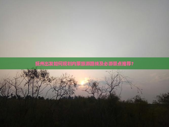 抚州出发如何规划内蒙旅游路线及必游景点推荐？