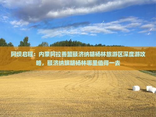 阿坝启程：内蒙阿拉善盟额济纳胡杨林旅游区深度游攻略，额济纳旗胡杨林哪里值得一去