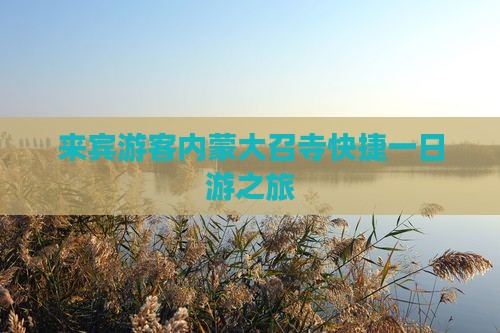 来宾游客内蒙大召寺快捷一日游之旅
