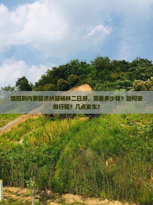 濮阳到内蒙额济纳胡杨林二日游，需要多少钱？如何安排行程？几点发车？