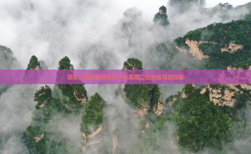 张家口到内蒙呼伦贝尔大草原二日游自驾游攻略