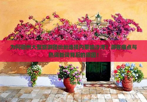 为何衢州大型旅游团纷纷选择内蒙响沙湾？游客痛点与热词新词背后的原因！