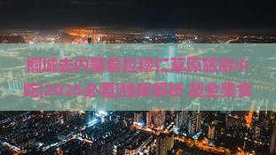 桐城去内蒙希拉穆仁草原旅游小吃