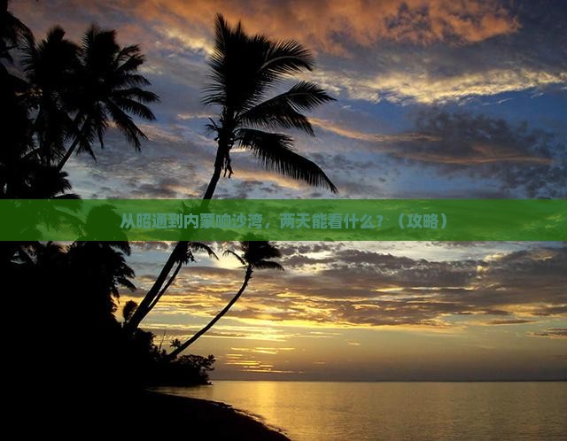 昭通到内蒙响沙湾二日游