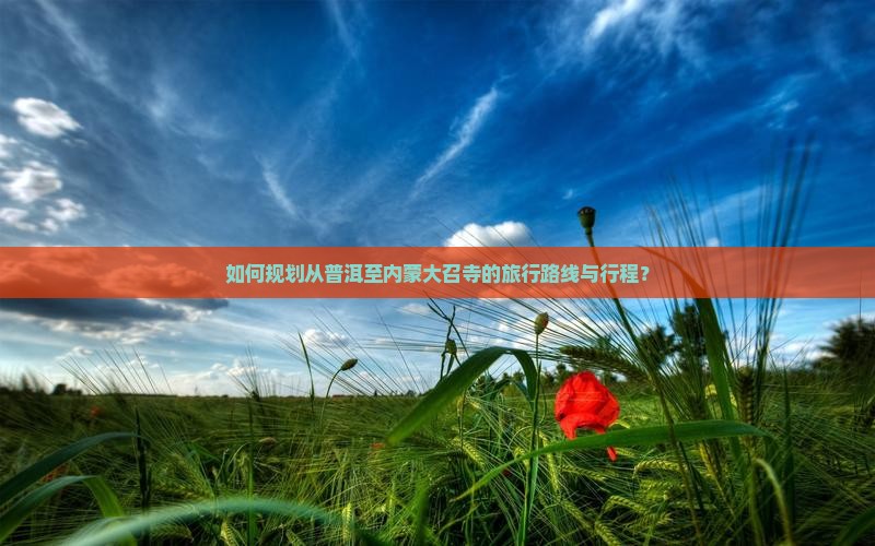 如何规划从普洱至内蒙大召寺的旅行路线与行程？