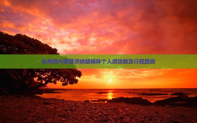永州到内蒙额济纳胡杨林个人游攻略及行程路线