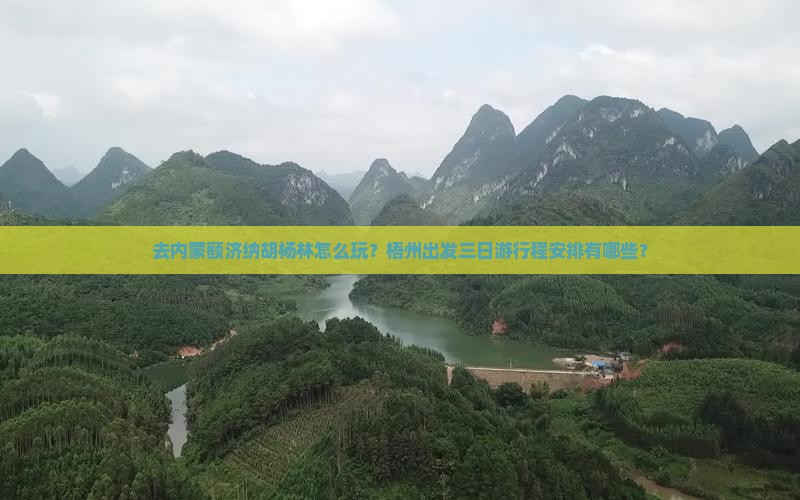 去内蒙额济纳胡杨林怎么玩？梧州出发三日游行程安排有哪些？