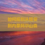 如何规划从延安到内蒙阿尔山森林公园的七日游行程？