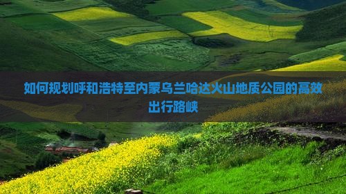 如何规划呼和浩特至内蒙乌兰哈达火山地质公园的高效出行路峡