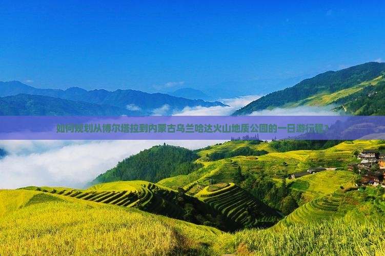 如何规划从博尔塔拉到内蒙古乌兰哈达火山地质公园的一日游行程？