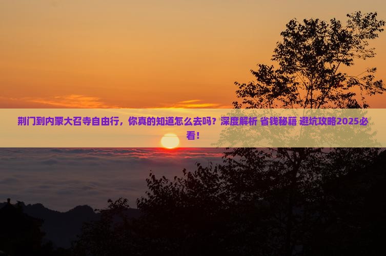 荆门到内蒙大召寺自由行
