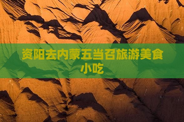 资阳去内蒙五当召旅游小吃