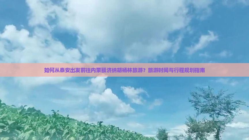如何从泰安出发前往内蒙额济纳胡杨林旅游？旅游时间与行程规划指南