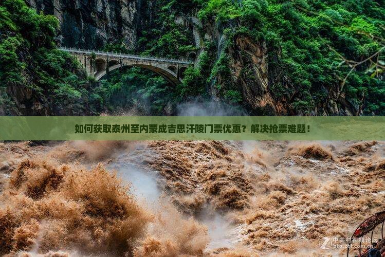 如何获取泰州至内蒙成吉思汗陵门票优惠？解决抢票难题！
