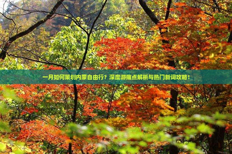 一月如何策划内蒙自由行？深度游痛点解析与热门新词攻略！