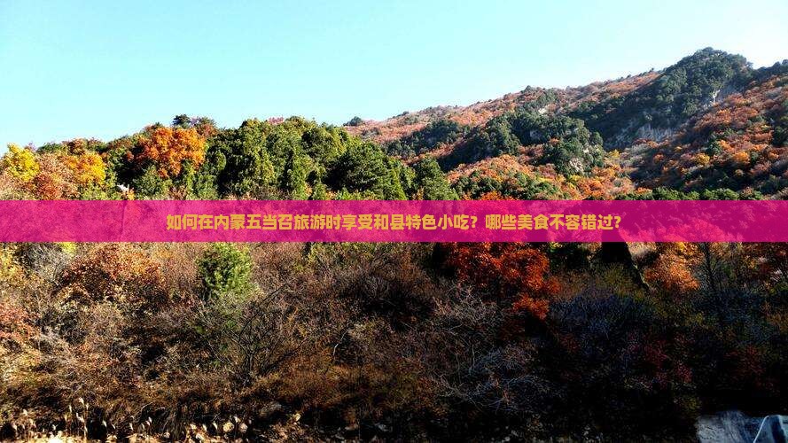 如何在内蒙五当召旅游时享受和县特色小吃？哪些美食不容错过？