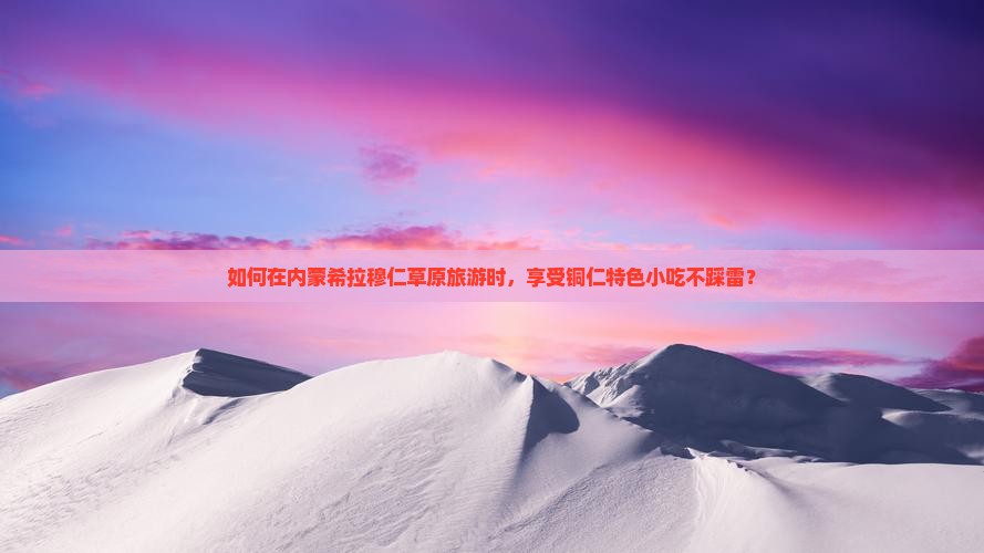 如何在内蒙希拉穆仁草原旅游时，享受铜仁特色小吃不踩雷？