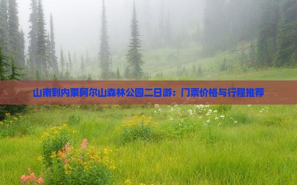 山南到内蒙阿尔山森林公园二日游：门票价格与行程推荐