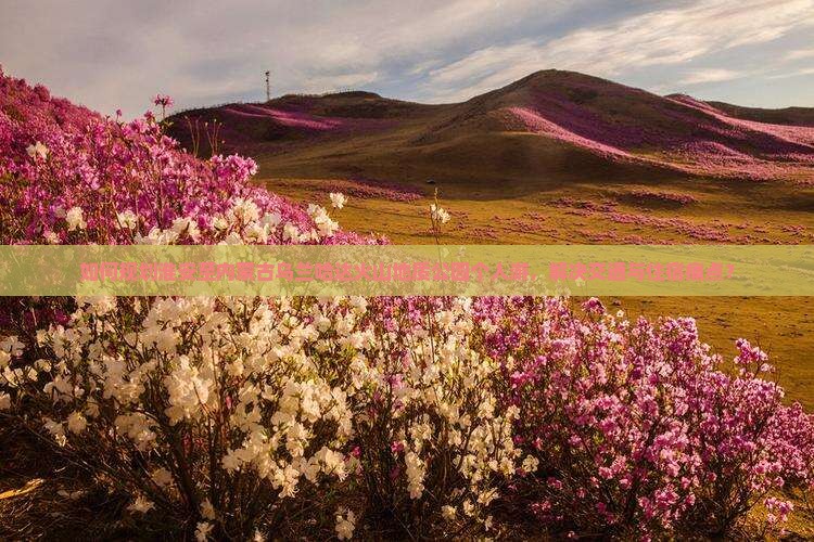 如何规划淮安至内蒙古乌兰哈达火山地质公园个人游，解决交通与住宿痛点？