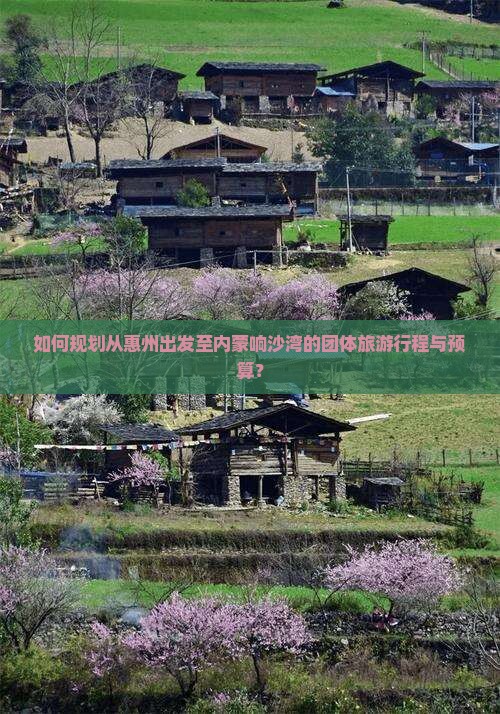 如何规划从惠州出发至内蒙响沙湾的团体旅游行程与预算？