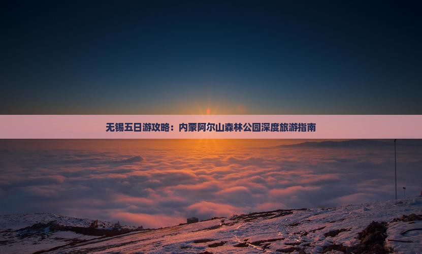 无锡五日游攻略：内蒙阿尔山森林公园深度旅游指南
