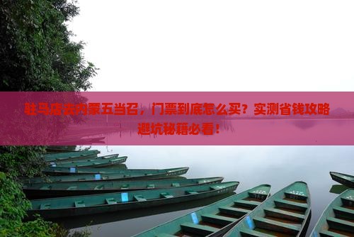 驻马店去内蒙五当召门票