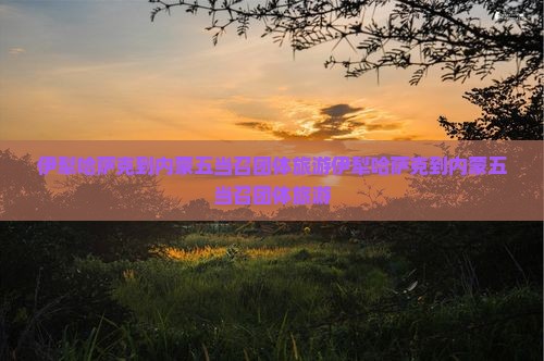 伊犁哈萨克到内蒙五当召团体旅游