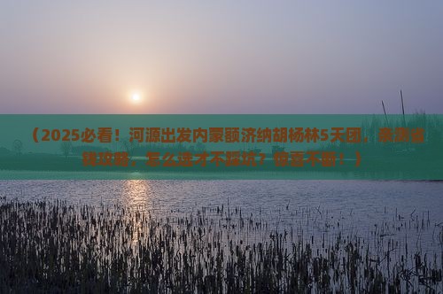 河源去内蒙额济纳胡杨林团体旅游