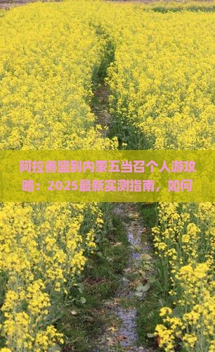 阿拉善盟到内蒙五当召个人游