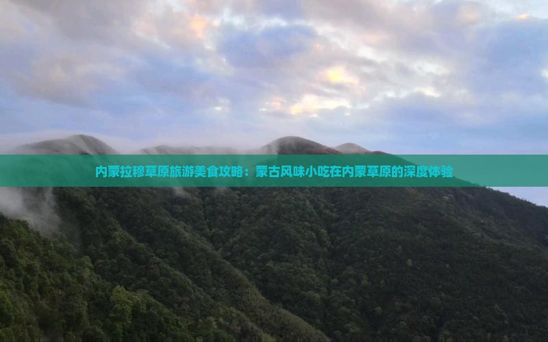内蒙拉穆草原旅游美食攻略：蒙古风味小吃在内蒙草原的深度体验