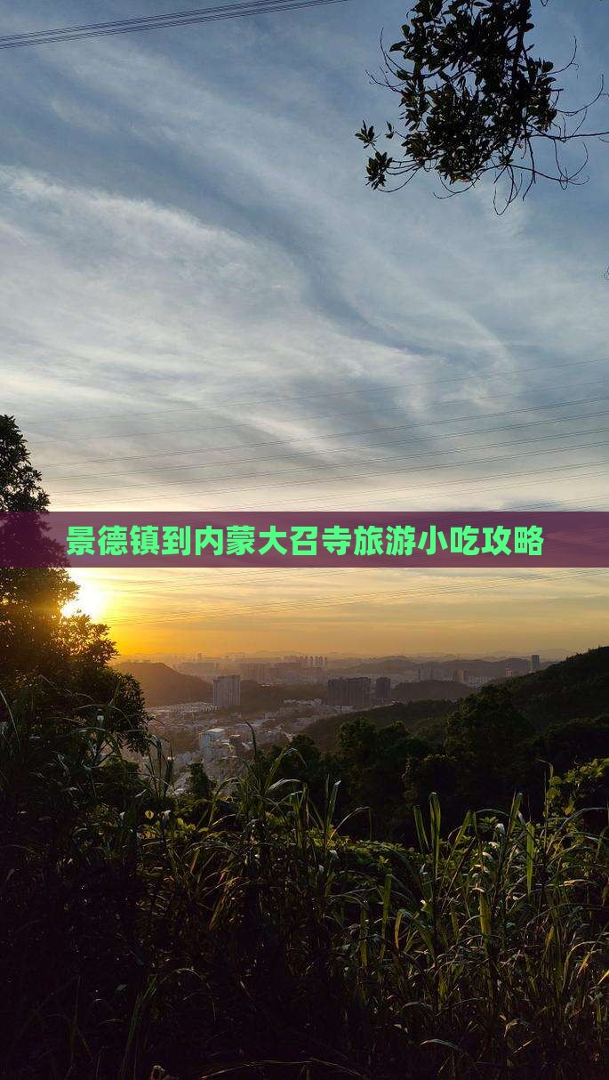 景德镇到内蒙大召寺旅游小吃攻略
