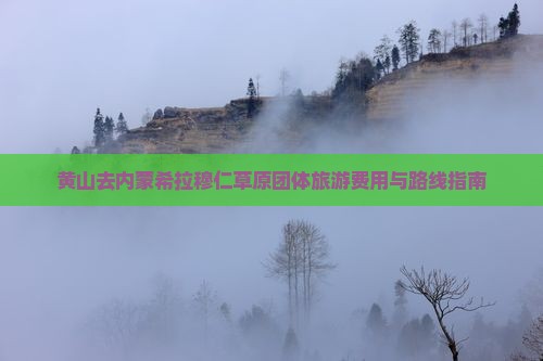 黄山去内蒙希拉穆仁草原团体旅游费用与路线指南