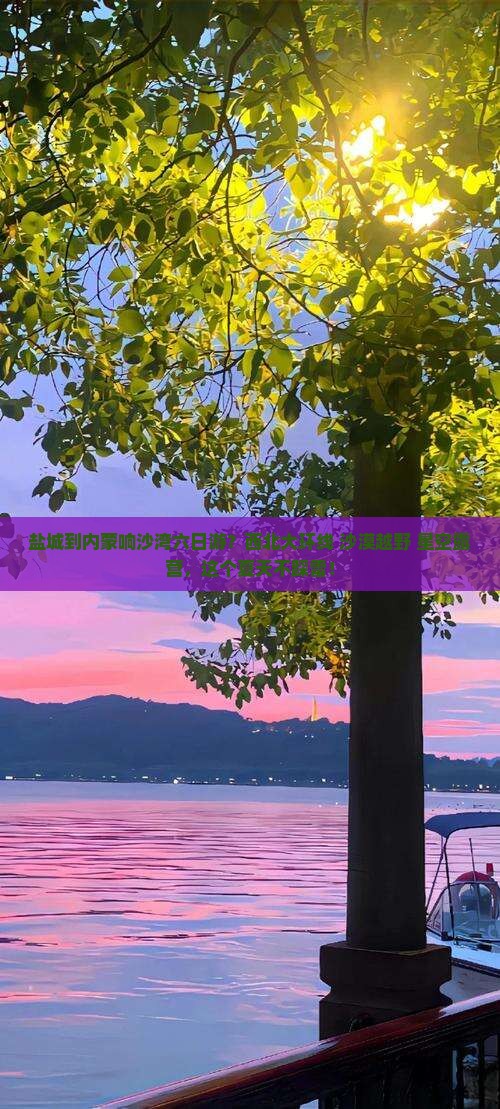 盐城到内蒙响沙湾六日游？西北大环线+沙漠越野+星空露营，这个夏天不踩雷！
